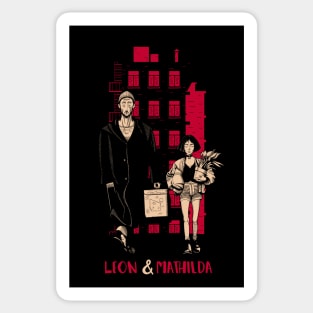 Leon & Mathilda  -Dark Edition- Sticker